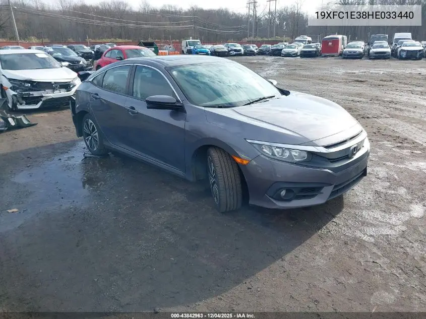 19XFC1E38HE033440 2017 Honda Civic Ex-T