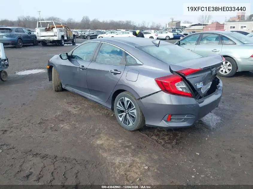 19XFC1E38HE033440 2017 Honda Civic Ex-T