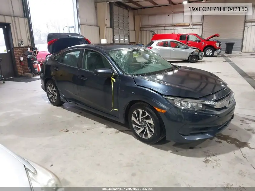 19XFC2F71HE042150 2017 Honda Civic Ex