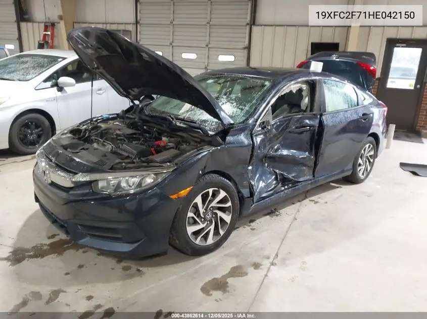 19XFC2F71HE042150 2017 Honda Civic Ex