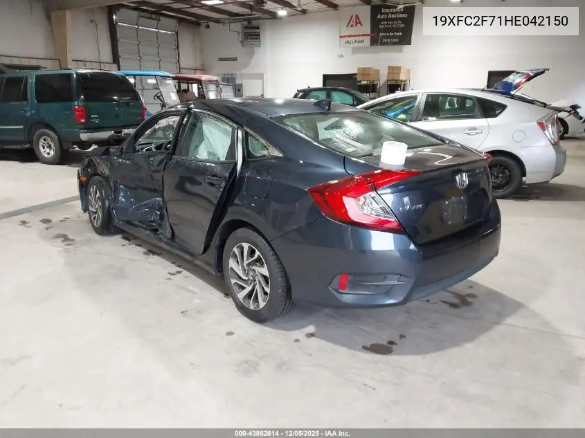 19XFC2F71HE042150 2017 Honda Civic Ex