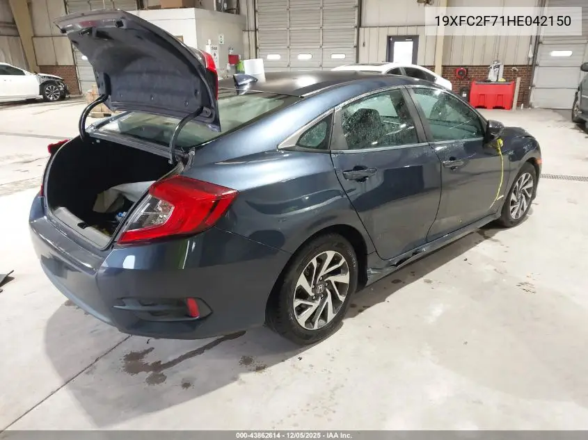 19XFC2F71HE042150 2017 Honda Civic Ex
