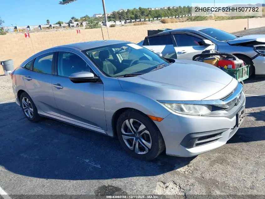 2HGFC2F52HH507782 2017 Honda Civic Lx