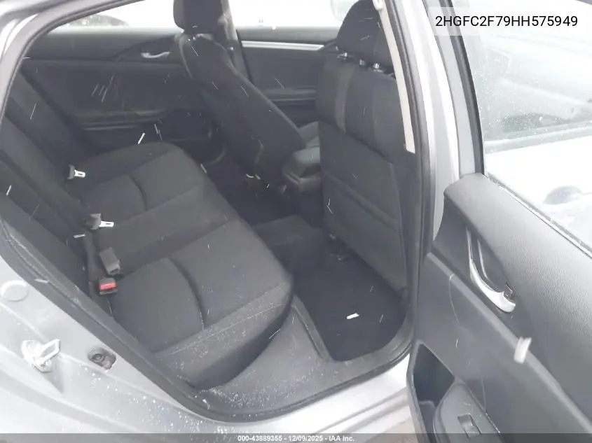 2HGFC2F79HH575949 2017 Honda Civic Ex