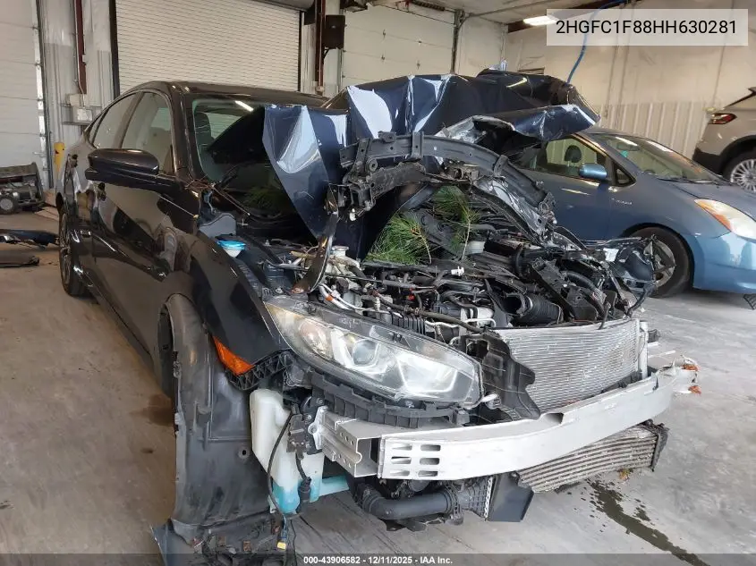 2HGFC1F88HH630281 2017 Honda Civic Ex-L