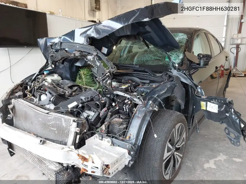 2HGFC1F88HH630281 2017 Honda Civic Ex-L