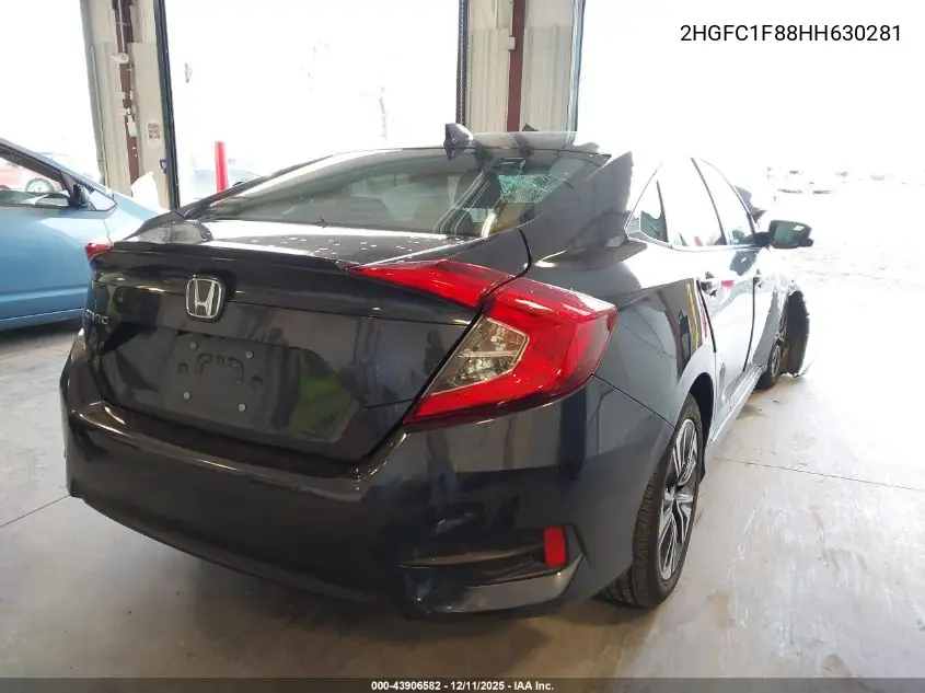 2HGFC1F88HH630281 2017 Honda Civic Ex-L