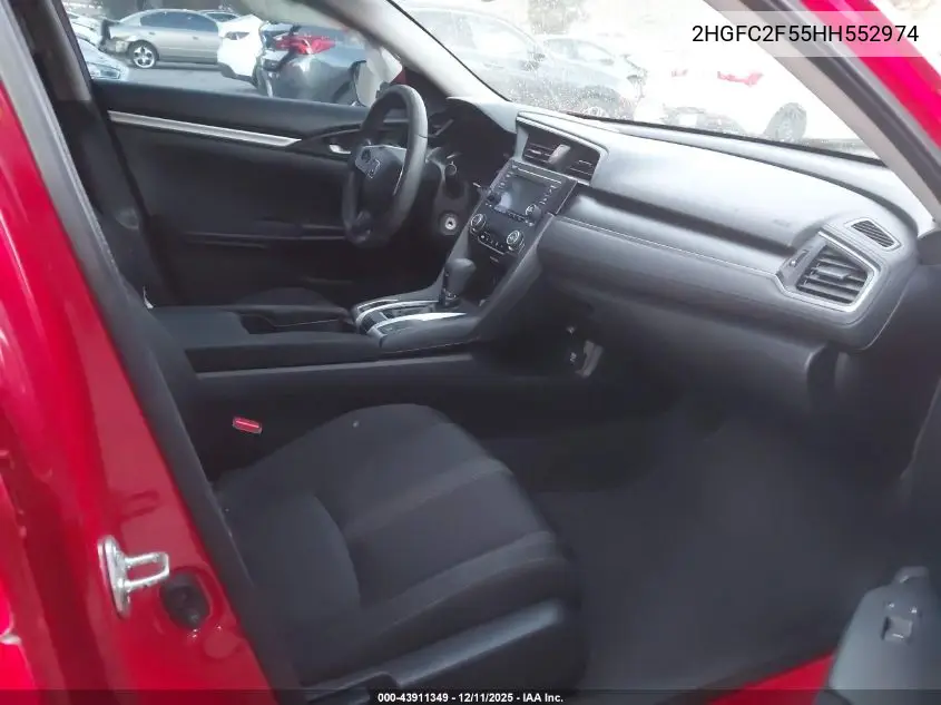 2HGFC2F55HH552974 2017 Honda Civic Lx