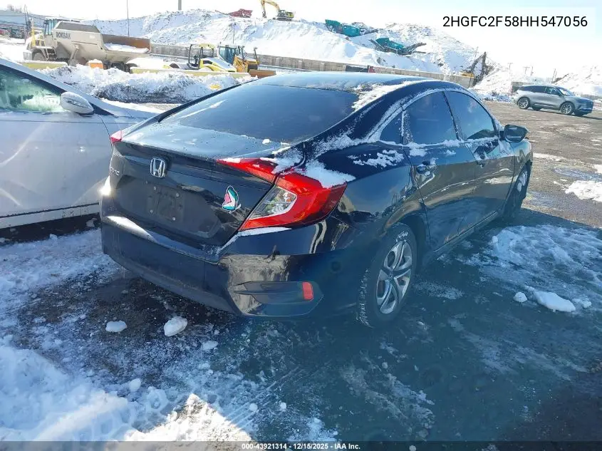 2HGFC2F58HH547056 2017 Honda Civic Lx