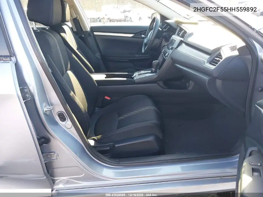 2HGFC2F55HH559892 2017 Honda Civic Lx