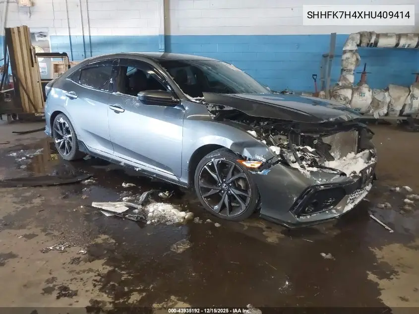 SHHFK7H4XHU409414 2017 Honda Civic Sport