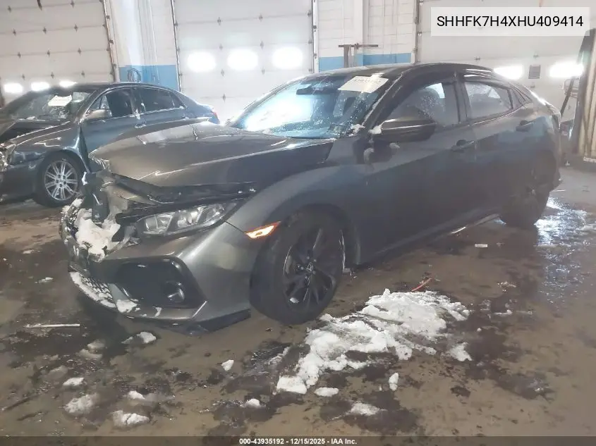 SHHFK7H4XHU409414 2017 Honda Civic Sport