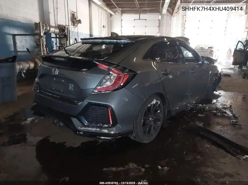 SHHFK7H4XHU409414 2017 Honda Civic Sport