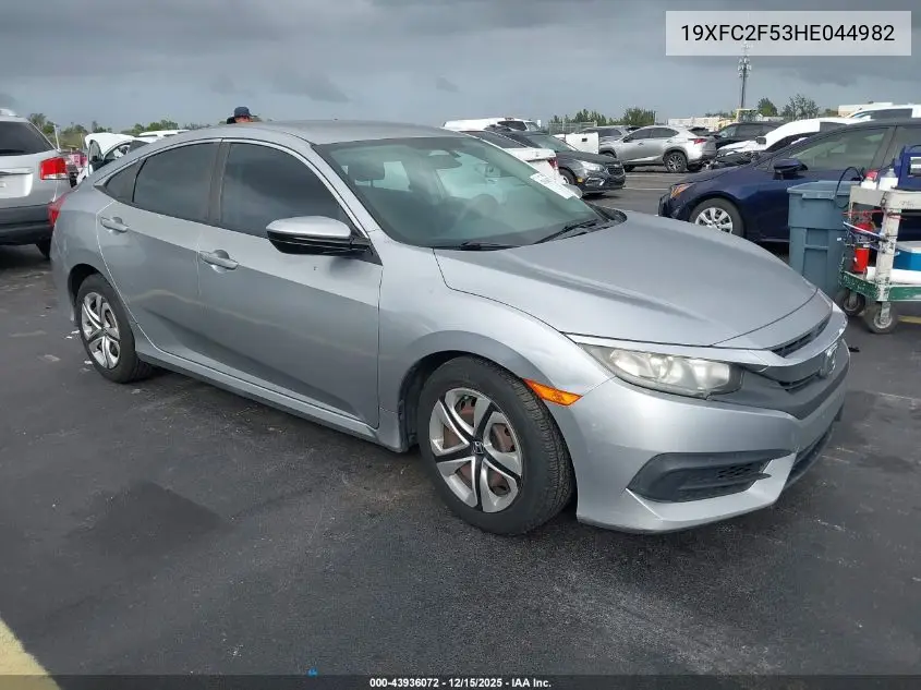 19XFC2F53HE044982 2017 Honda Civic Lx