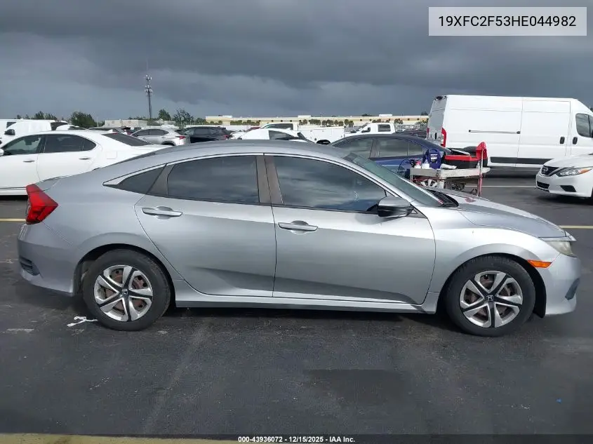 19XFC2F53HE044982 2017 Honda Civic Lx