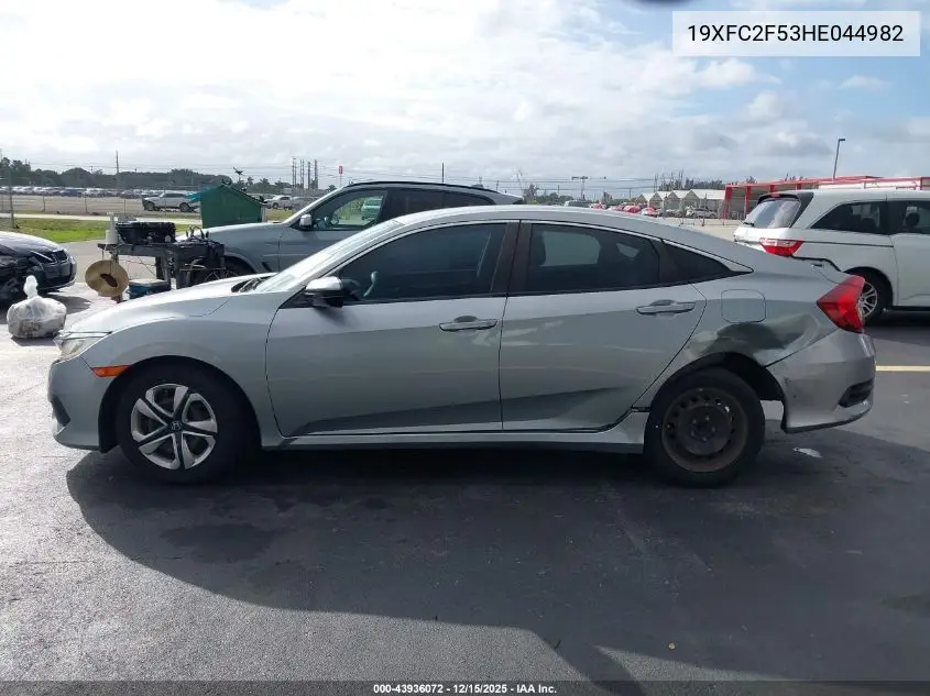 19XFC2F53HE044982 2017 Honda Civic Lx