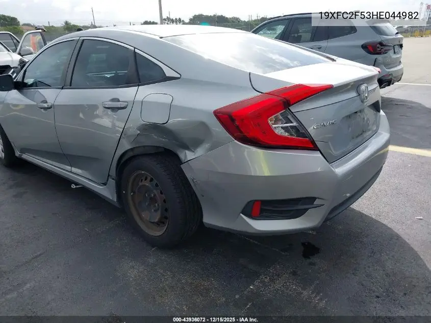 19XFC2F53HE044982 2017 Honda Civic Lx