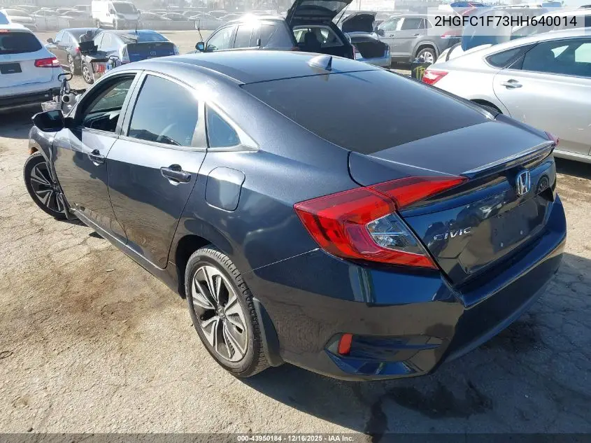 2HGFC1F73HH640014 2017 Honda Civic Ex-L