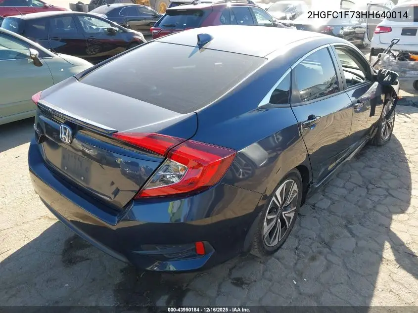 2HGFC1F73HH640014 2017 Honda Civic Ex-L