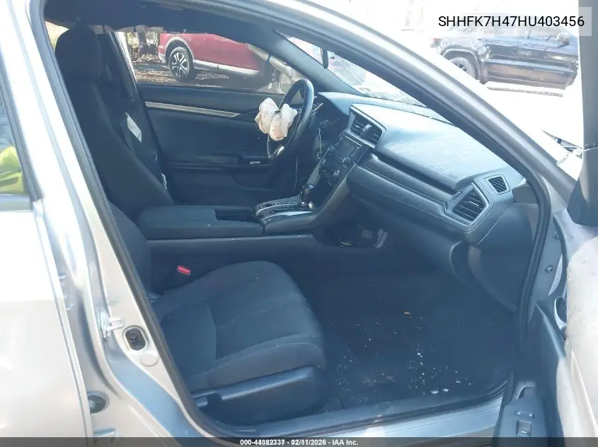 SHHFK7H47HU403456 2017 Honda Civic Sport