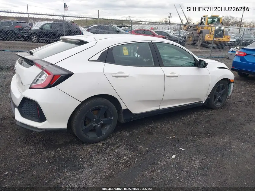 SHHFK7H20HU226246 2017 Honda Civic Lx