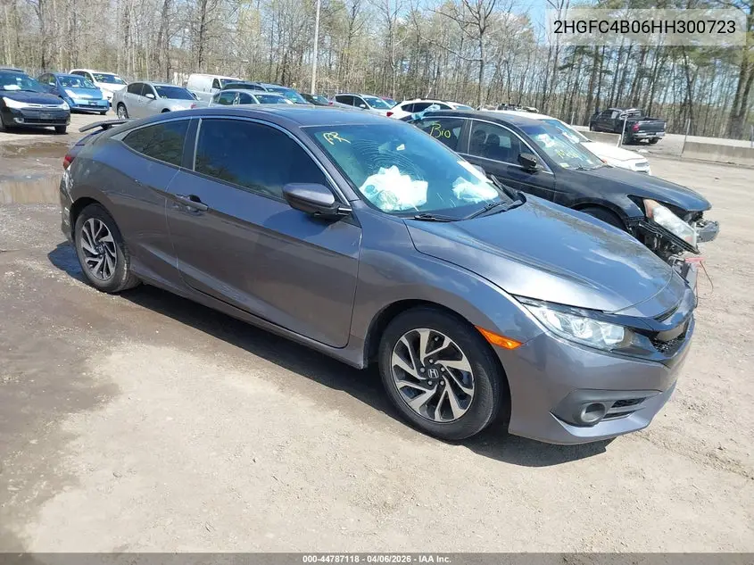 2HGFC4B06HH300723 2017 Honda Civic Lx-P