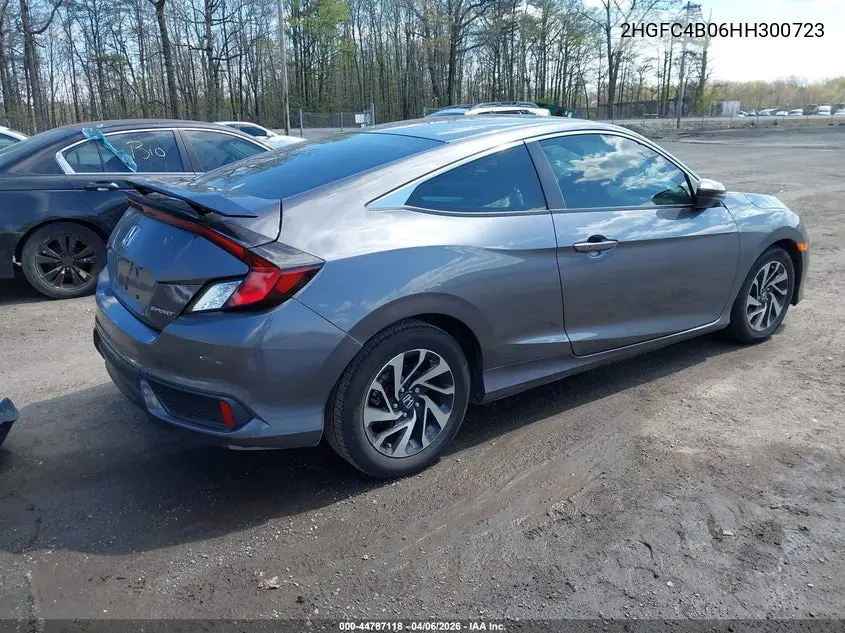 2HGFC4B06HH300723 2017 Honda Civic Lx-P