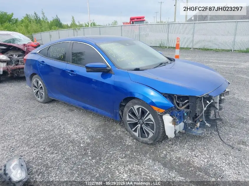 2HGFC2F87JH023297 2018 Honda Civic