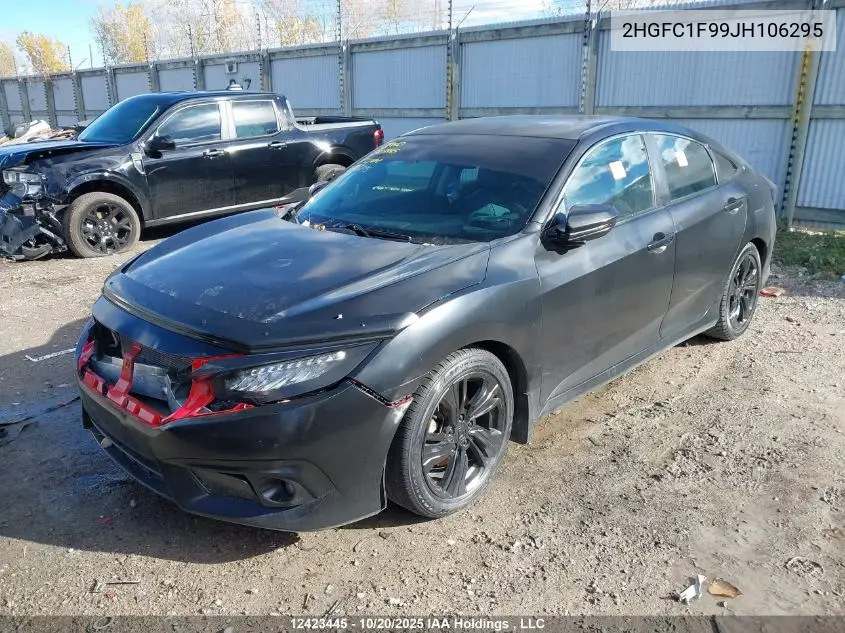 2HGFC1F99JH106295 2018 Honda Civic