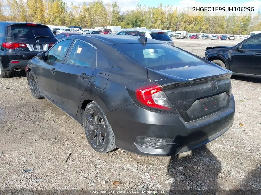 2HGFC1F99JH106295 2018 Honda Civic