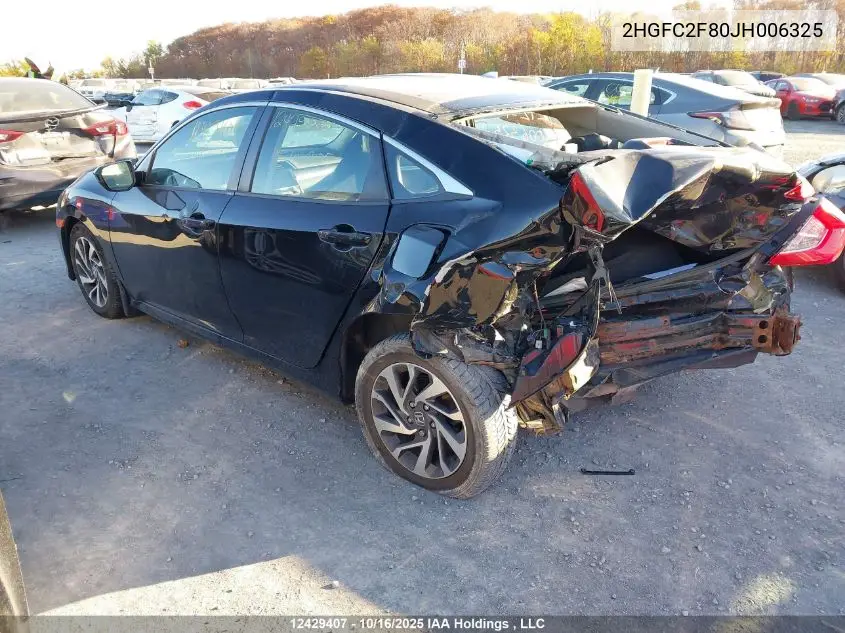 2HGFC2F80JH006325 2018 Honda Civic