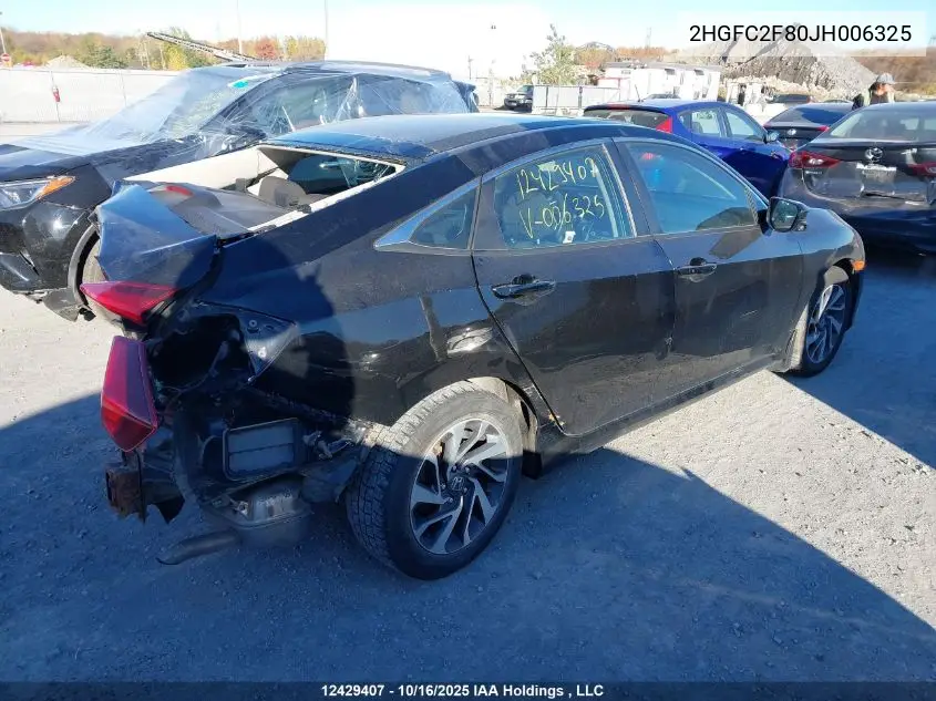 2HGFC2F80JH006325 2018 Honda Civic