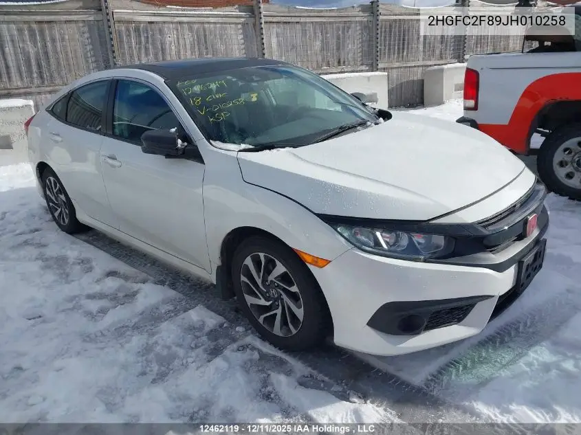 2HGFC2F89JH010258 2018 Honda Civic