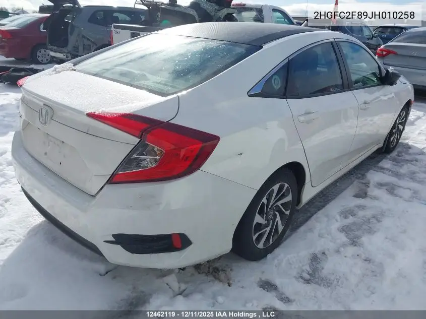 2HGFC2F89JH010258 2018 Honda Civic