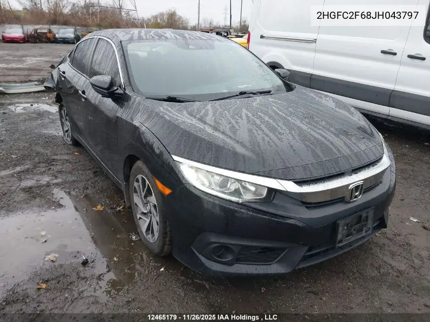 2HGFC2F68JH043797 2018 Honda Civic