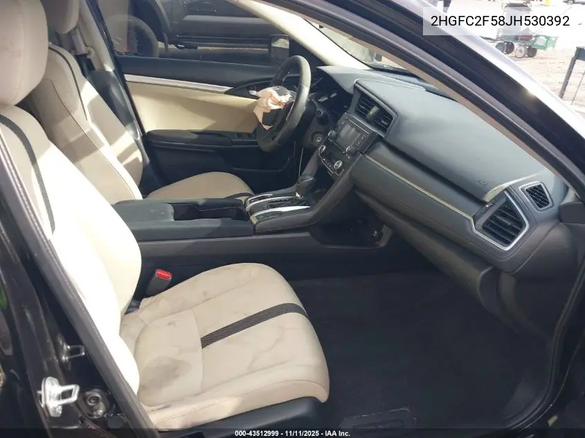 2HGFC2F58JH530392 2018 Honda Civic Lx