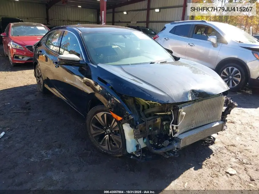 SHHFK7H79JU415267 2018 Honda Civic Ex-L