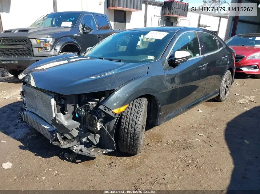 SHHFK7H79JU415267 2018 Honda Civic Ex-L