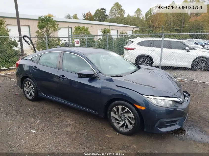 19XFC2F73JE030751 2018 Honda Civic Ex