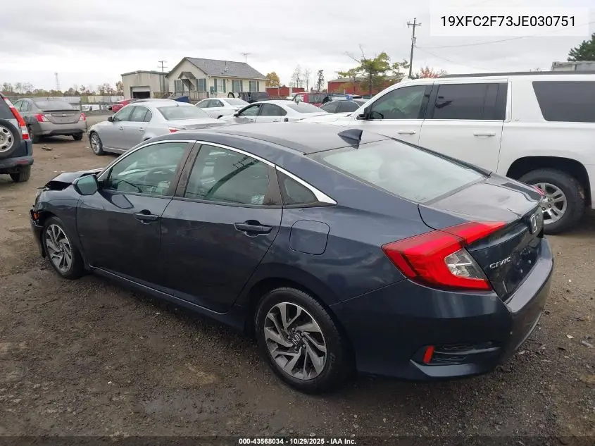 19XFC2F73JE030751 2018 Honda Civic Ex
