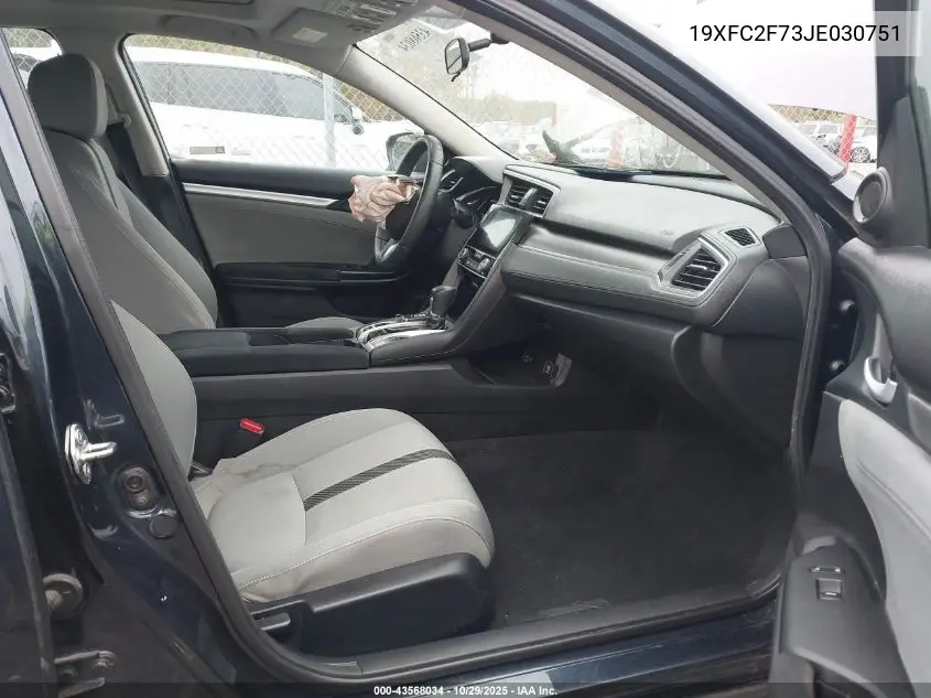 19XFC2F73JE030751 2018 Honda Civic Ex