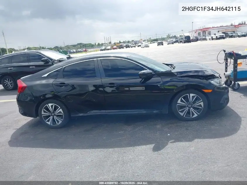 2HGFC1F34JH642115 2018 Honda Civic Ex-T
