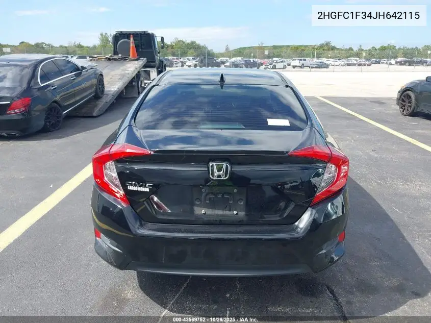 2HGFC1F34JH642115 2018 Honda Civic Ex-T