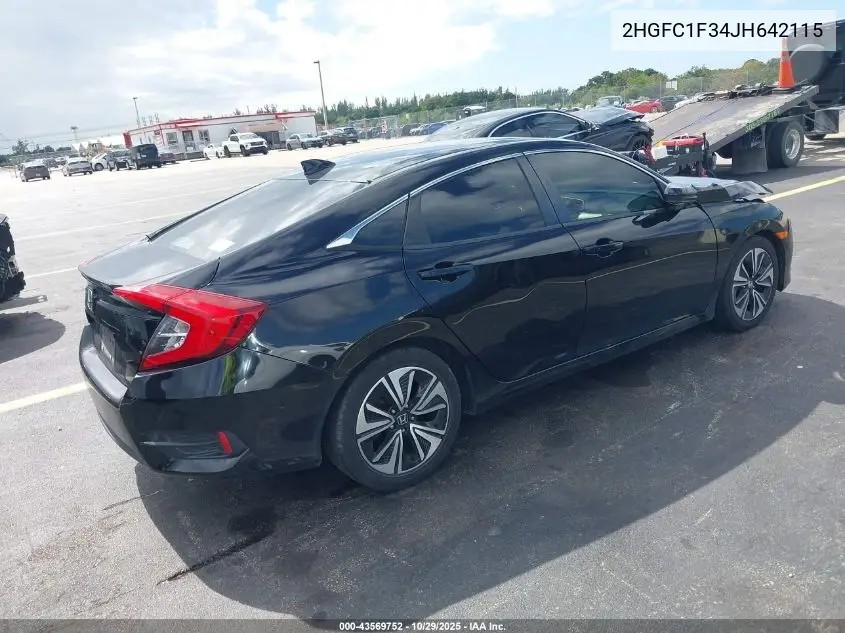 2HGFC1F34JH642115 2018 Honda Civic Ex-T