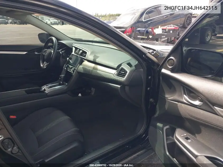 2HGFC1F34JH642115 2018 Honda Civic Ex-T