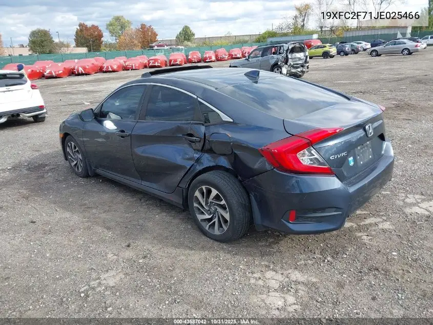 19XFC2F71JE025466 2018 Honda Civic Ex