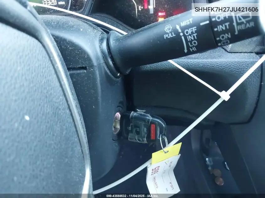 SHHFK7H27JU421606 2018 Honda Civic Lx