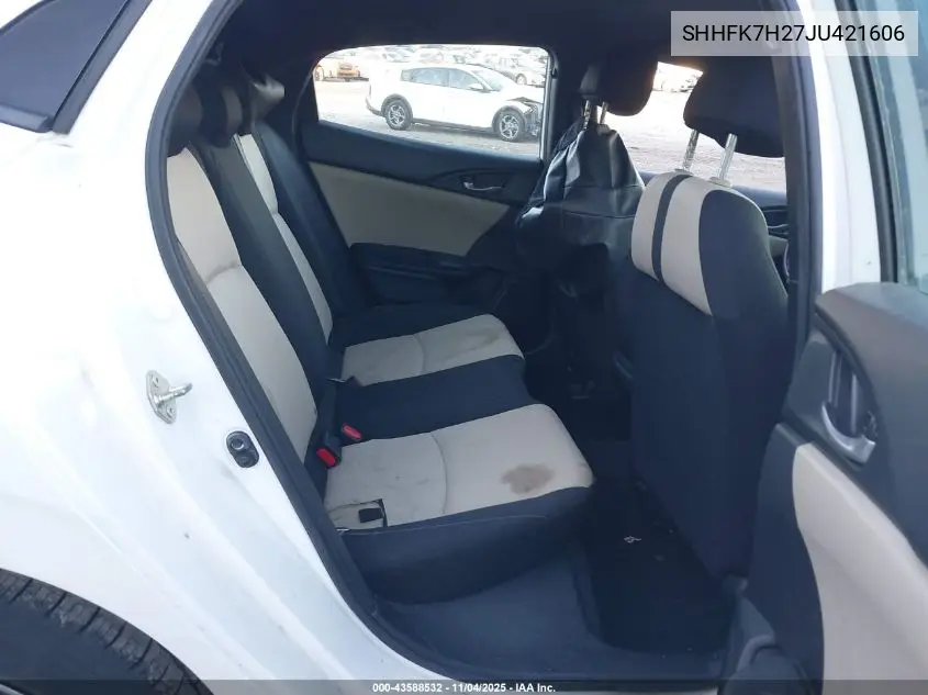 SHHFK7H27JU421606 2018 Honda Civic Lx