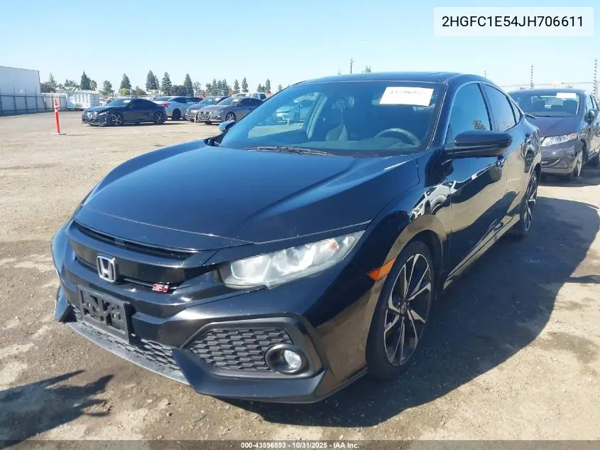 2HGFC1E54JH706611 2018 Honda Civic Si