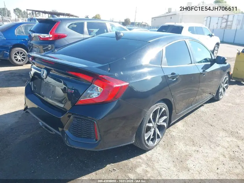 2HGFC1E54JH706611 2018 Honda Civic Si